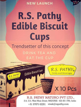 Load image into Gallery viewer, R.S. Pathy Edible Biscuit Cups 15g X 10 Cups (Chocolate Flavour)