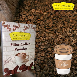 R.S. Pathy Filter Coffee Powder 250 g - Coffee Powder and Chicory Packed Separately