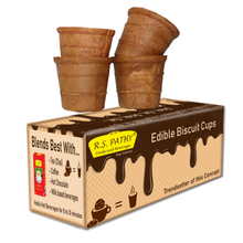 Load image into Gallery viewer, R.S. Pathy Edible Biscuit Cups 15g X 10 Cups (Chocolate Flavour)
